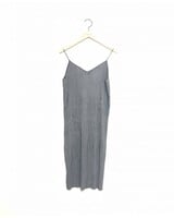 CHER DRESS CHARCOAL