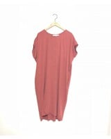 CHRISSY TUNIC DRESS RUST