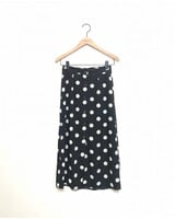 PENNY POLKA DOT MIDI SKIRT